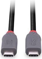 kabeliai 3x2.5 - CABLE USB4 240W TYPE C 1.5M/40GBPS ANTHRA LINE 36957 LINDY - 3 nuotrauka