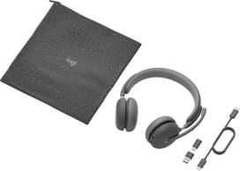 logitech ausin - Logitech Zone Wireless 2 UC Grafitas (Graphite) - 6 nuotrauka