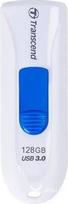usb flash drive 3.2 - Transcend JetFlash 790 128GB White (Baltas) - 1 nuotrauka