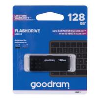 atmintine 128gb usb 2.0 - Goodram UME3 128GB USB 3.0 Black (Juodas) - 4 nuotrauka