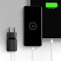 charger pps - Axagon Sil wallcharger 2x port (USB-A   USB-C), PD3.0/QC4 /PPS/AFC/Apple. 30W total power. | ACU-PQ30 - 4 nuotrauka