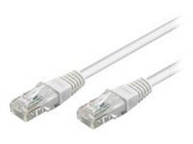 5e rj 45 - Goobay 68508 CAT 5e patch cable, U/UTP, baltas, 5 m - 2 nuotrauka