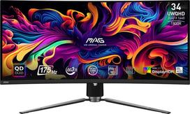 34 oled monitoriai - MSI MAG 341CQPDE 34" QD-OLED - 1 nuotrauka