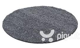 Apvalus NORE Shaggy kilimas Grey, 160x160 cm