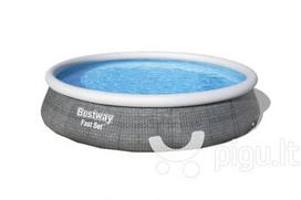 pripuciama vonia - Bestway Fast Set 396x84 cm, su filtru - 1 nuotrauka