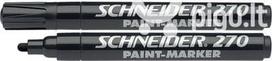Žymeklis Schneider 270 aliejinis, juodas 1-3 mm
