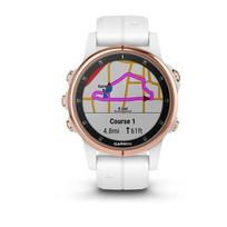 garmin fenix laikrodis - Garmin Fenix 5S Plus Sapphire Rose Gold/White (Rožinis/Baltas) - 3 nuotrauka