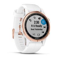 garmin fenix laikrodis - Garmin Fenix 5S Plus Sapphire Rose Gold/White (Rožinis/Baltas) - 4 nuotrauka