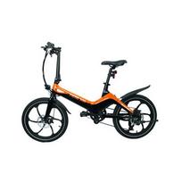 elektrinis dviratis sulankstomas - Blaupunkt Fiene 500 20" (oranžinis) - 4 nuotrauka