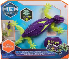 Hex Bots interaktyvus sienomis laipiojantis gekonas, žalia sp./violetinė sp.