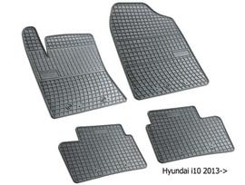 Guminiai kilimėliai Hyundai i10 II 2013-> /4pc, 0437