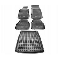 Guminis kilimėlių ir bagažinės kilimėlio komplektas Bmw 5 Serija E60 2003-2010 Sedan