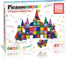 picasso tiles - Picasso Tiles 3D magnetinis konstruktorius 152 vnt (PT152) - 2 nuotrauka