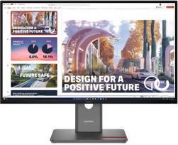 lenovo thinkvision - Lenovo ThinkVision P27QD-40 | 27 " | IPS | 16:9 | 120 Hz | 4 ms | 2560 x 1440 pixels | 350 cd/m² | HDMI ports quantity 1 | Raven Black | Warranty 36 month(s) | 64B3GAT2EU - 1 nuotrauka