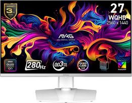 MSI MAG 272QPWDE QD-OLED X28 26.5", baltas (white), QHD, 280Hz