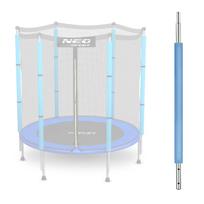 stulpas 4 m - Apatinis batuto stulpas su lauko tinklu 1,4 m, mėlynas, Neo-Sport - 1 nuotrauka