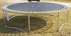 Spartan Pakaitinis juodas batuto kilimėlis Dia. 305 cm