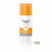 Eucerin Oil Control Dry Touch Gel Cream SPF50+ Tinted Light, 50 ml