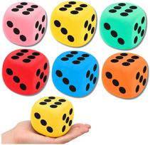 zaidimu kauliukai - Lean Toys didelis putplasčio kauliukas 8 × 8 cm - 2 nuotrauka