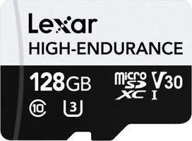 128 atminties - Lexar High-Endurance 128GB microSDXC UHS-I Class 10 - 1 nuotrauka