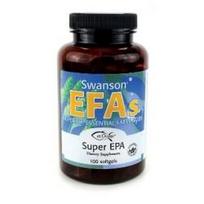 Swanson EFAs Linų sėmenų aliejus (Flaxseed Oil) 1000 mg N100 maisto papildas