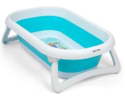 vaikiska vonele - Milly Mally 3767 sulankstoma kūdikių vonelė (Aqua blue) - 2 nuotrauka