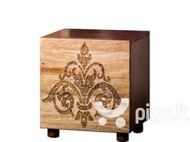 Kavos staliukas Notio Living Damask, rudas