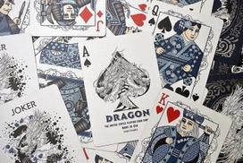 stalo zaidimas pokeris - Kortos Bicycle Archangels - 2 nuotrauka