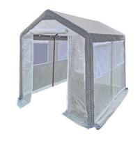 Šiltnamis Mini su armuota plėvele, 180x240x230 cm, Pilkas (Gray)