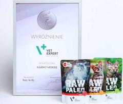 serniena - Šlapias kačių maistas Raw Paleo Vet Expert Game, jautiena/šernienos mėsa, 0.1 kg - 2 nuotrauka