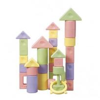 „Mochi Blocks Premium“ žaidimo kaladėlių rinkinys, 28 dalys. Sudėtis: 51% ryžiai