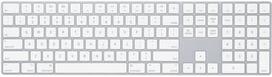 Apple Magic Keyboard with Numeric Keypad White (Balta)