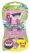 Vienkartiniai skustuvai moterims Wilkinson Xtreme3 Beauty Sensitive 4 vnt.