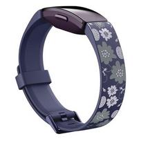 fitbit dirzeliai - Fitbit Print Accessory Band For Fitbit Inspire L Bloom - 2 nuotrauka