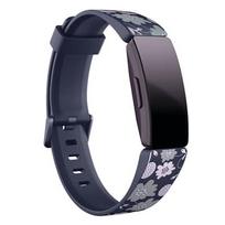 fitbit dirzeliai - Fitbit Print Accessory Band For Fitbit Inspire L Bloom - 3 nuotrauka