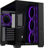 mini itx case - ASUS A32 PLUS TG ARGB Juodas (Black) - 1 nuotrauka