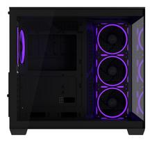 mini itx case - ASUS A32 PLUS TG ARGB Juodas (Black) - 4 nuotrauka