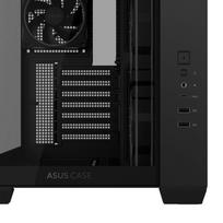 mini itx case - ASUS A32 PLUS TG ARGB Juodas (Black) - 13 nuotrauka