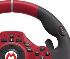 mario kart zaidimas nintendo - HORI Mario Kart Racing Wheel Pro Deluxe (red / black) - 3 nuotrauka