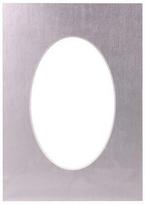 Passepartout 15x21, platinum oval