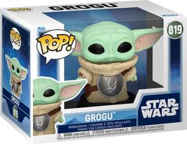 lego kaledu - FUNKO POP! Vinilinė figūrėlė: Star Wars: The Mandalorian - Kalėdų Grogu vežimėlyje 80010F - 1 nuotrauka