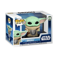 lego kaledu - FUNKO POP! Vinilinė figūrėlė: Star Wars: The Mandalorian - Kalėdų Grogu vežimėlyje 80010F - 3 nuotrauka