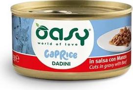 Oasy Caprice konservai katėms su jautiena, 85 g