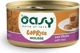 oasy maistas - Oasy Caprice paštetas su veršiena katėms, 85 g - 1 nuotrauka