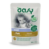 Oasy Adult Pork guliašas su kiauliena suaugusioms katėms, 85 g