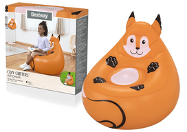 pripuciama kede - Pripučiamas fotelis Bestway Fox, oranžinis (Orange) - 1 nuotrauka