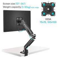 monitor wall mount - MONITOR ACC WALL MOUNT/13-34" BLACK G90-B ONKRON - 11 nuotrauka