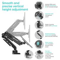 monitor wall mount - MONITOR ACC WALL MOUNT/13-34" BLACK G90-B ONKRON - 14 nuotrauka