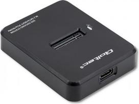 docking station - Qoltec 50313 Prijungimo stotis SSD M.2 SATA/PCIe | NGFF/NVMe | USB 3.1 - 1 nuotrauka