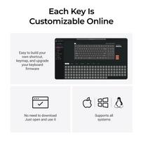 klaviatura 8k - KEYBOARD WIRED C3 PRO RGB/RETRO C3PX-H1 KEYCHRON - 2 nuotrauka